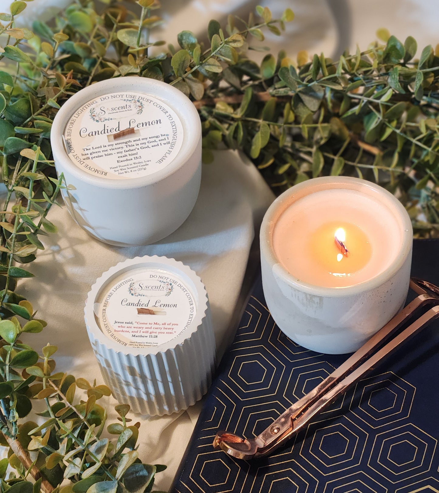 5.5oz Concrete Candle