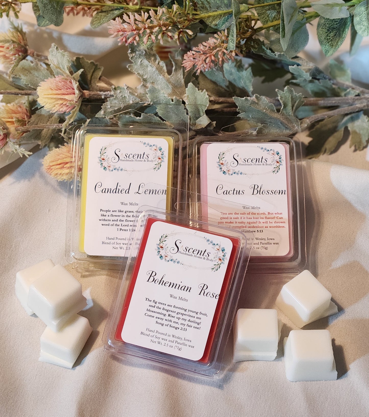 2.5oz Soy Blend Wax Melts