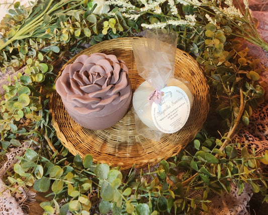 Concrete Rose Candle Insert
